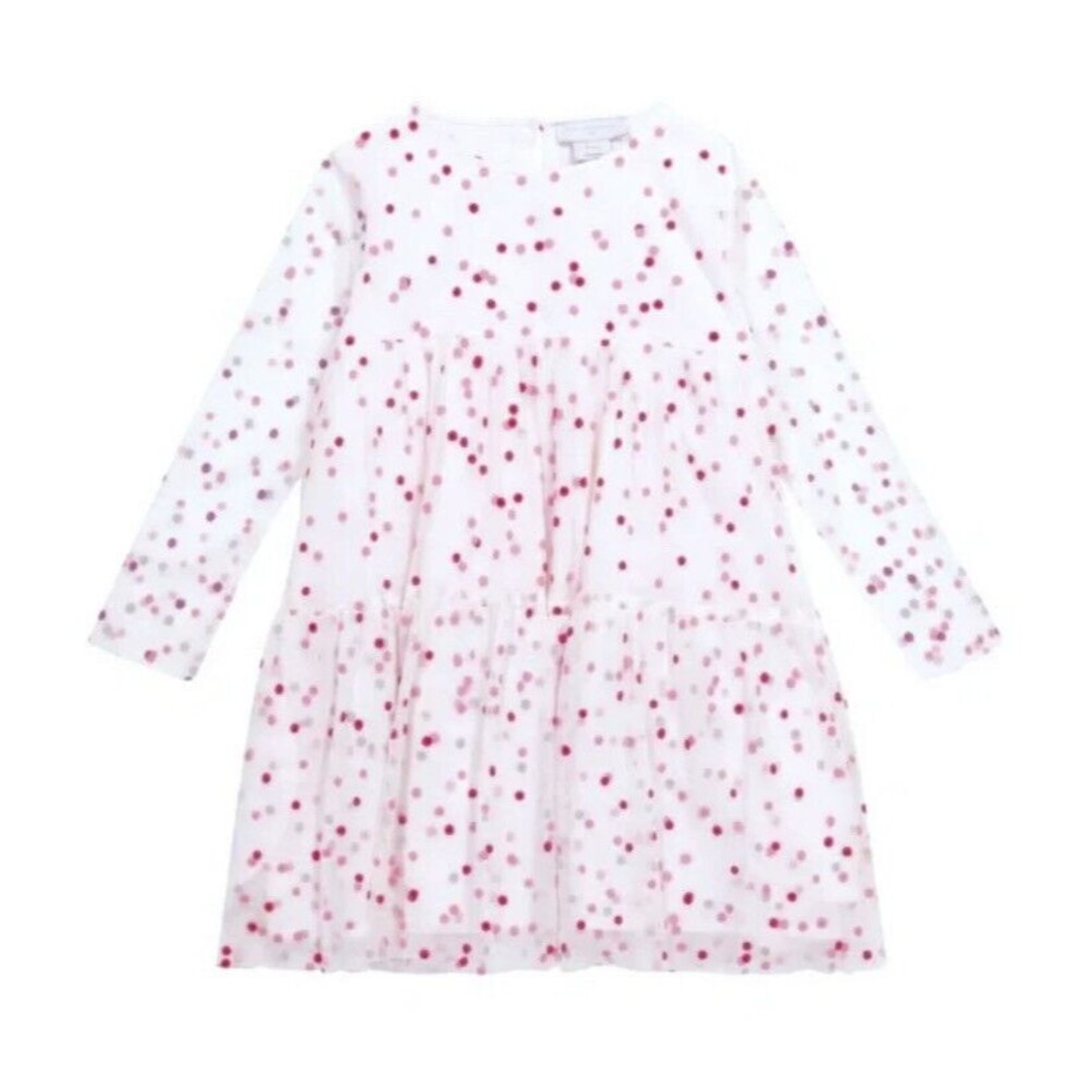 Stella McCartney Kids Little Girl's Multicolor Dots Tulle Dress Sz 12 Years old